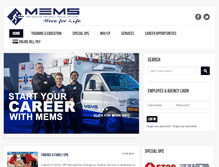 Tablet Screenshot of metroems.org